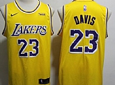 Lakers 23 Anthony Davis Yellow Edition Nike Swingman Jersey YP,baseball caps,new era cap wholesale,wholesale hats